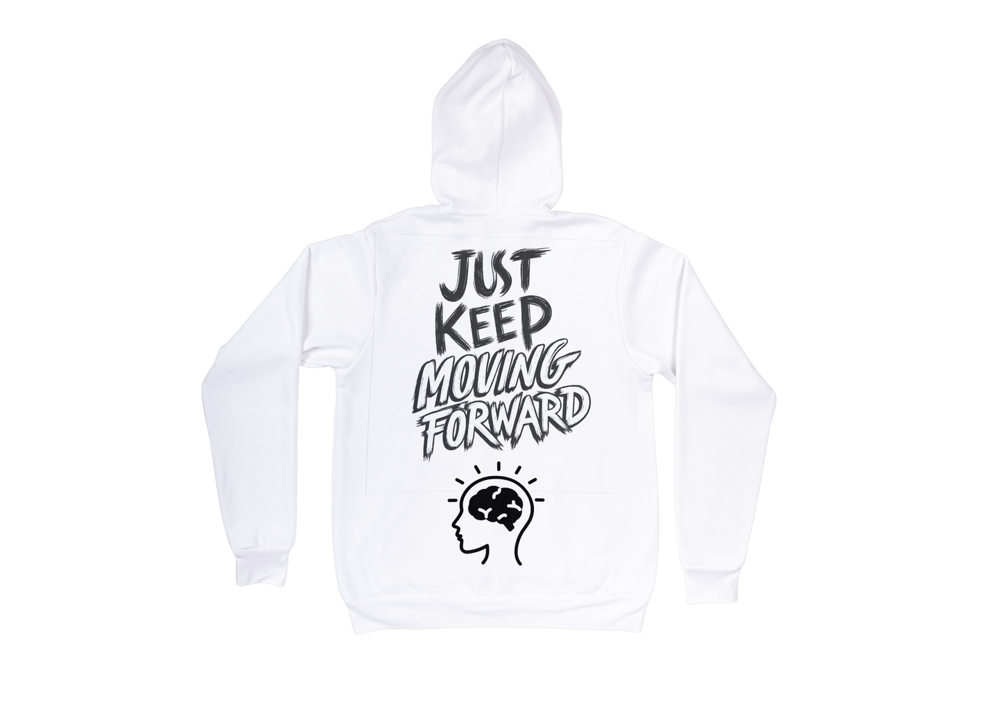: Loyalty 404 Not Found White Hoodie β Gen Z Streetwear | WearGenZYNJust Keep Moving Forward White Hoodie β Motivational Streetwear | WearGenZYN