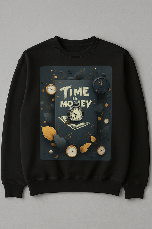 Time is Money + Do It Now Sweatshirt – Motivational Streetwear