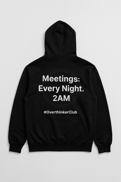 Overthinker Club Hoodie | Minimal Streetwear by WEARGENZYN
