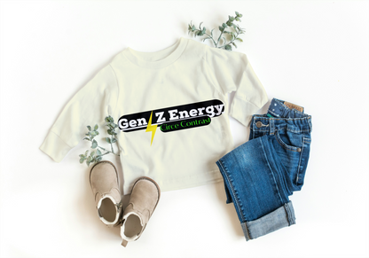 Gen Z Energy – Unisex Streetwear Graphic Sweatshirt | Bold Lightning Print | DTF Premium Quality