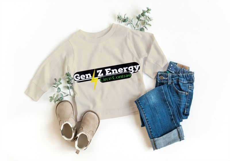 Gen Z Energy – Unisex Streetwear Graphic Sweatshirt | Bold Lightning Print | DTF Premium Quality