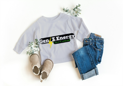 Gen Z Energy – Unisex Streetwear Graphic Sweatshirt | Bold Lightning Print | DTF Premium Quality