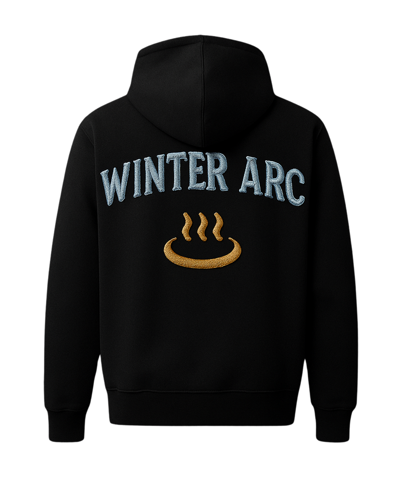 Here’s your Shopify upload format for the “Winter Arc” Embroidered Hoodie 👇