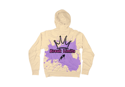 Break Limits Graffiti Hoodie – Motivational Streetwear | Gen Z Urban Fashion | Unisex Lightweight Hoodie